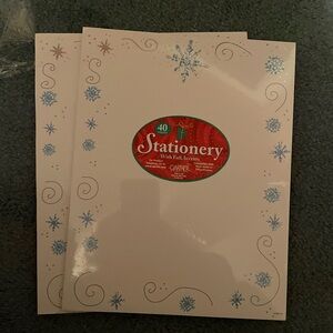 Gartner Studios Snowflake Stationery with Foil Accents